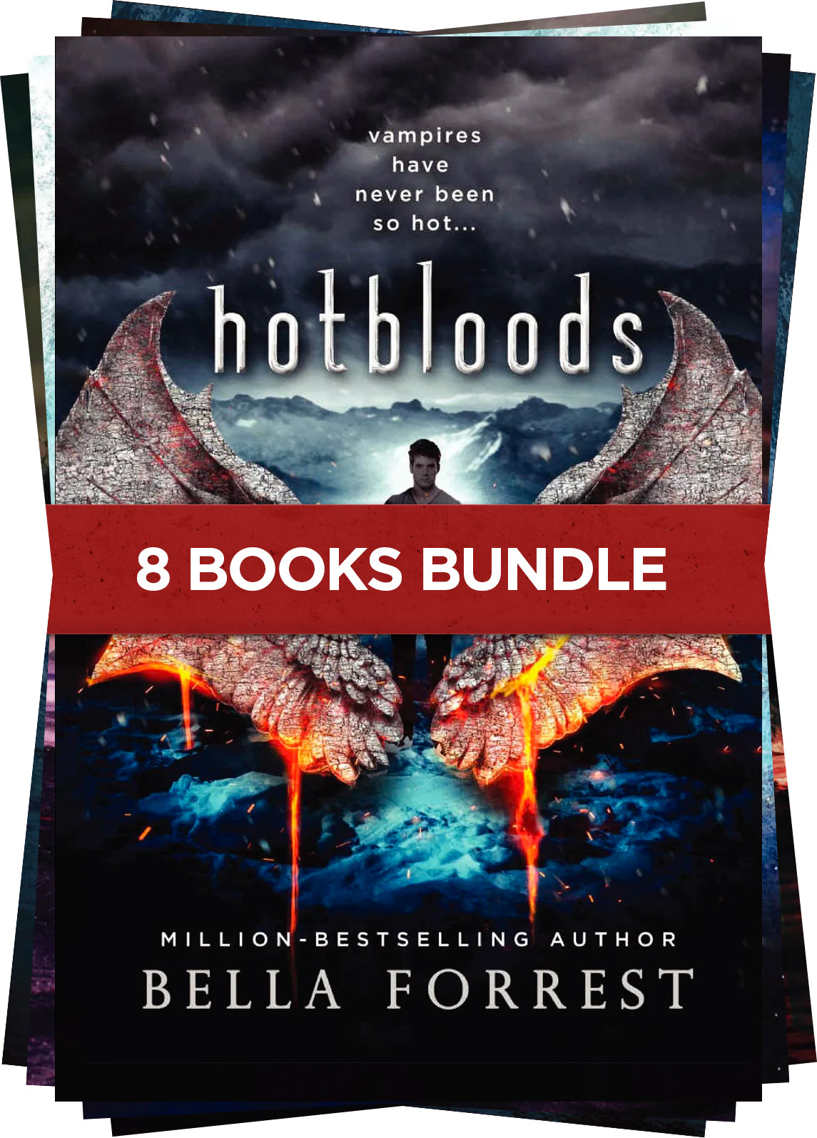 Hotbloods Bundle (8 e-books)